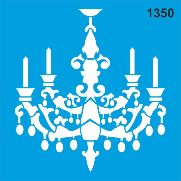 Chandelier Stencil