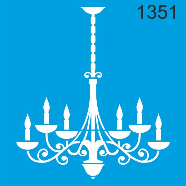 Chandelier Stencil