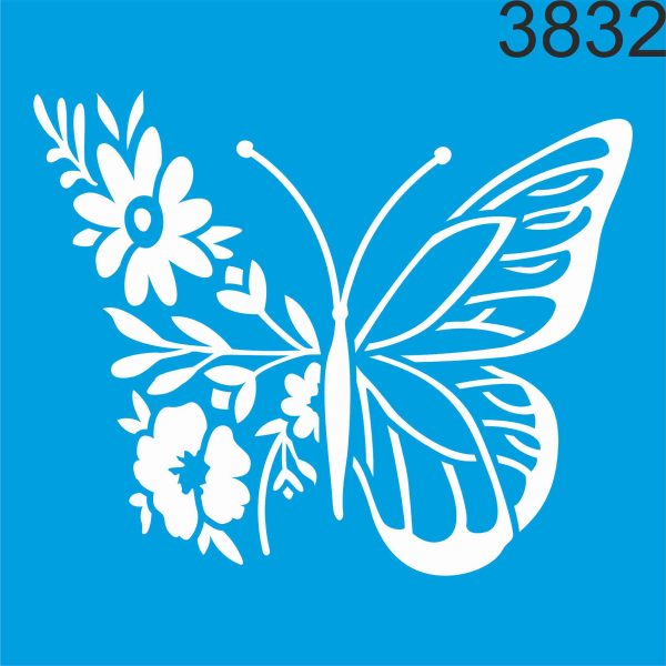 Butterfly And Flowers