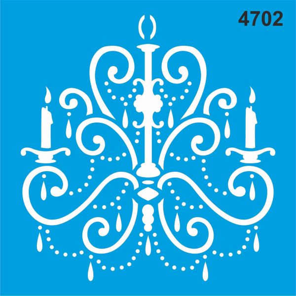 Chandelier Stencil